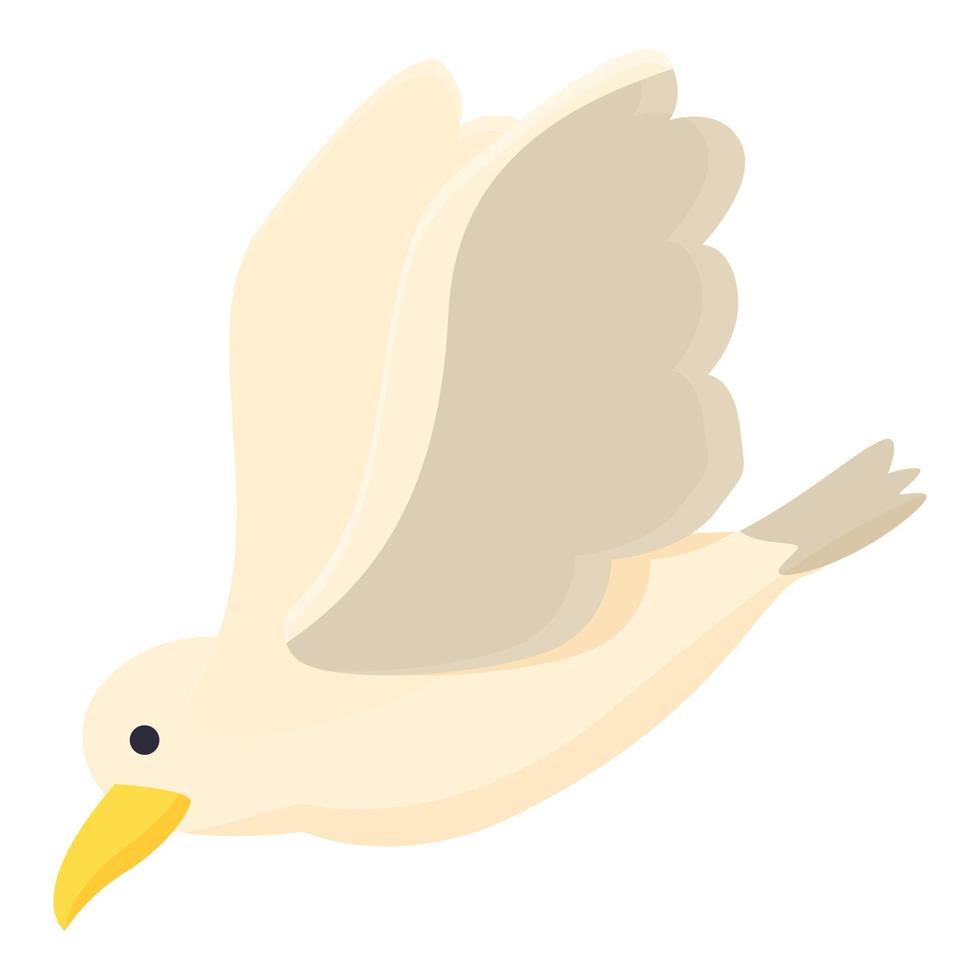 gaivota caçador ícone desenho animado vetor. mar pássaro vetor