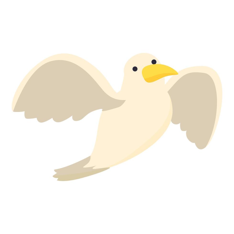 vôo gaivota ícone desenho animado vetor. mar voar vetor