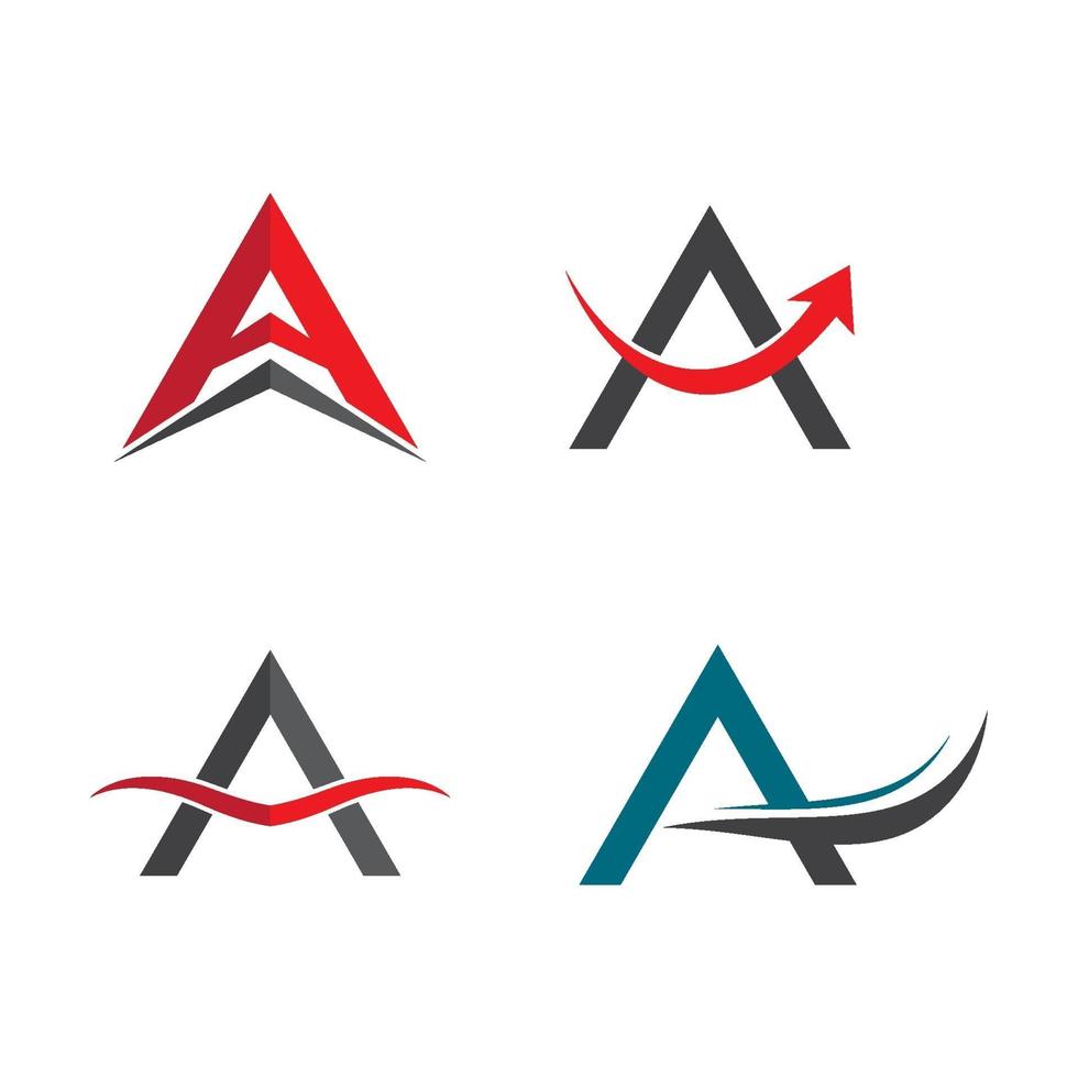 imagens do logotipo da letra a vetor