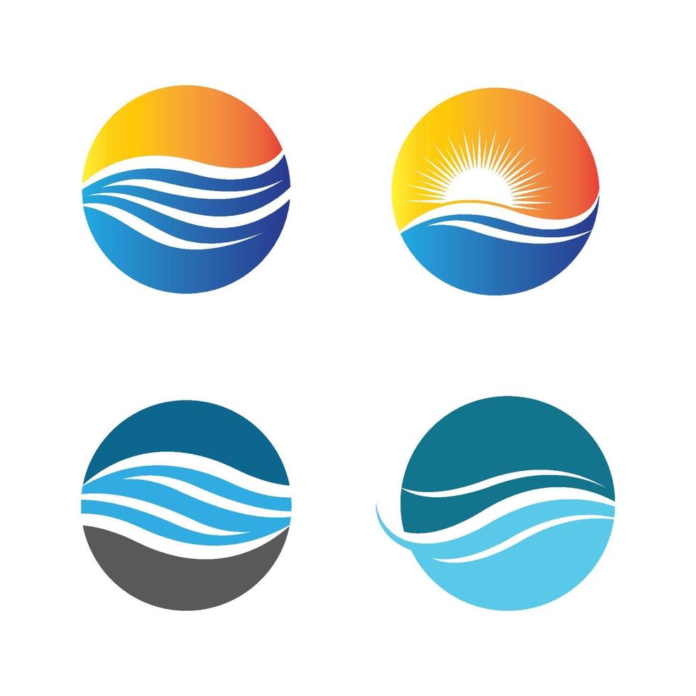 imagens do logotipo do pôr do sol vetor