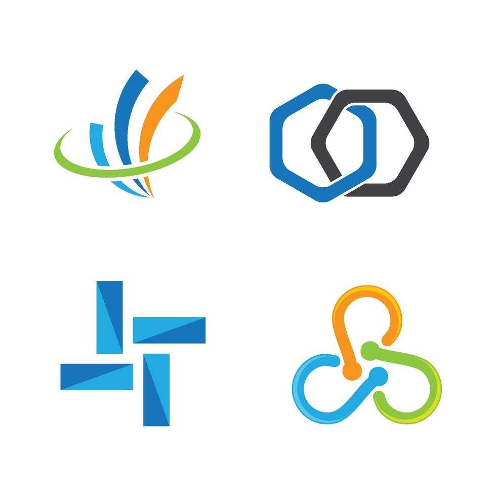 ilustração de imagens abstratas do logotipo vetor