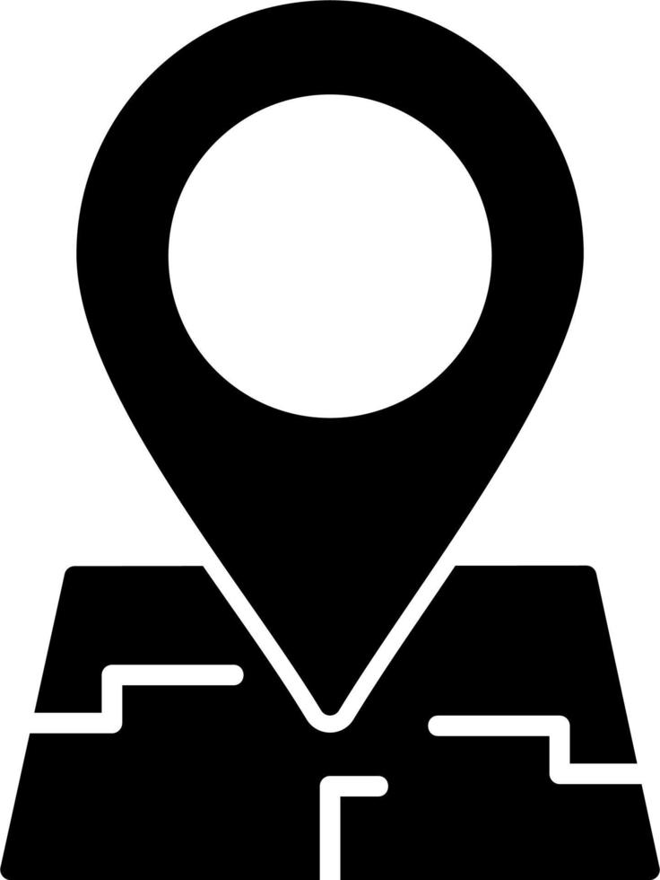 ícone de vetor de pino de mapa