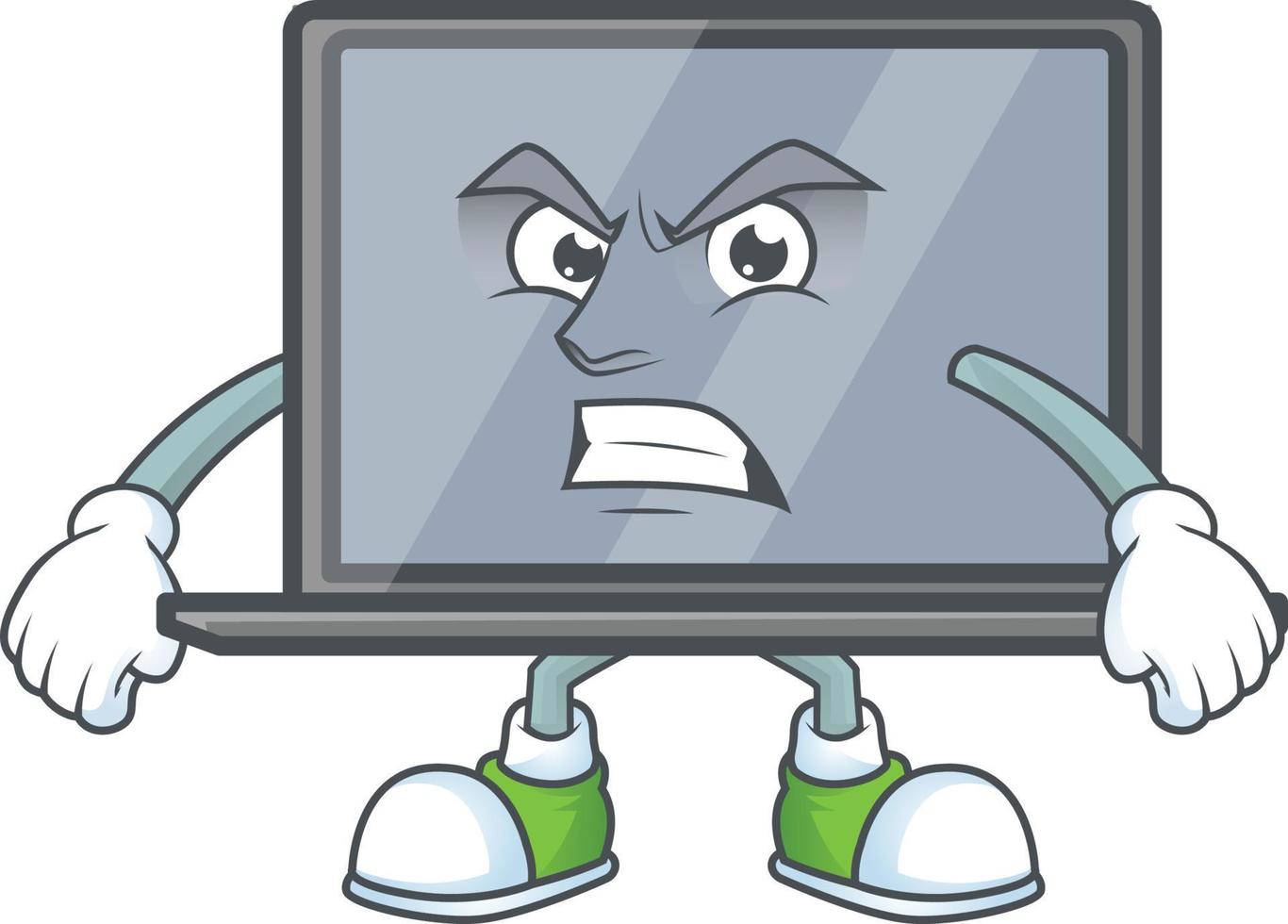 monitor mascote ícone Projeto vetor