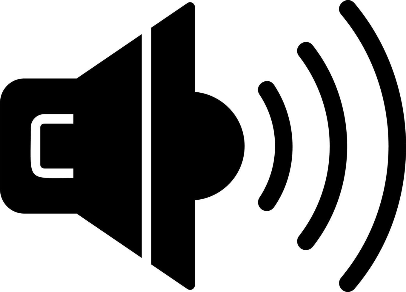 ícone de vetor de som