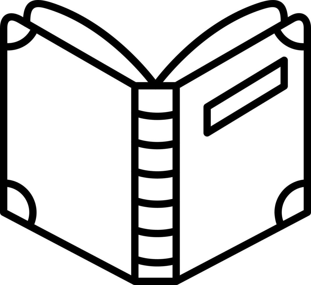 ícone de vetor de livro