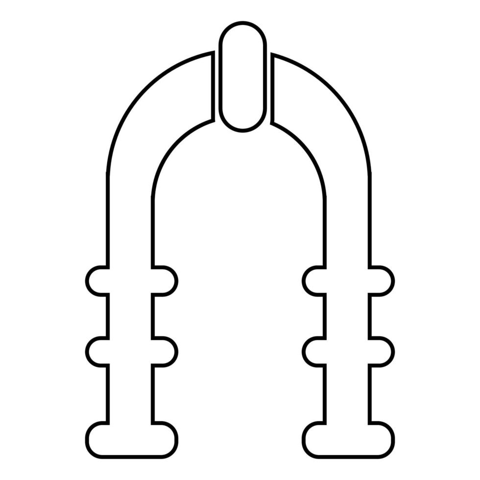 portão ícone ilustração vetor