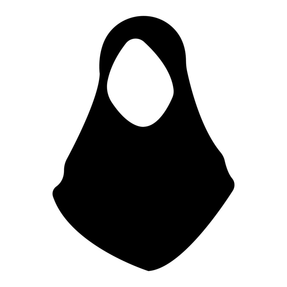 vetor de ilustração de ícone hijab