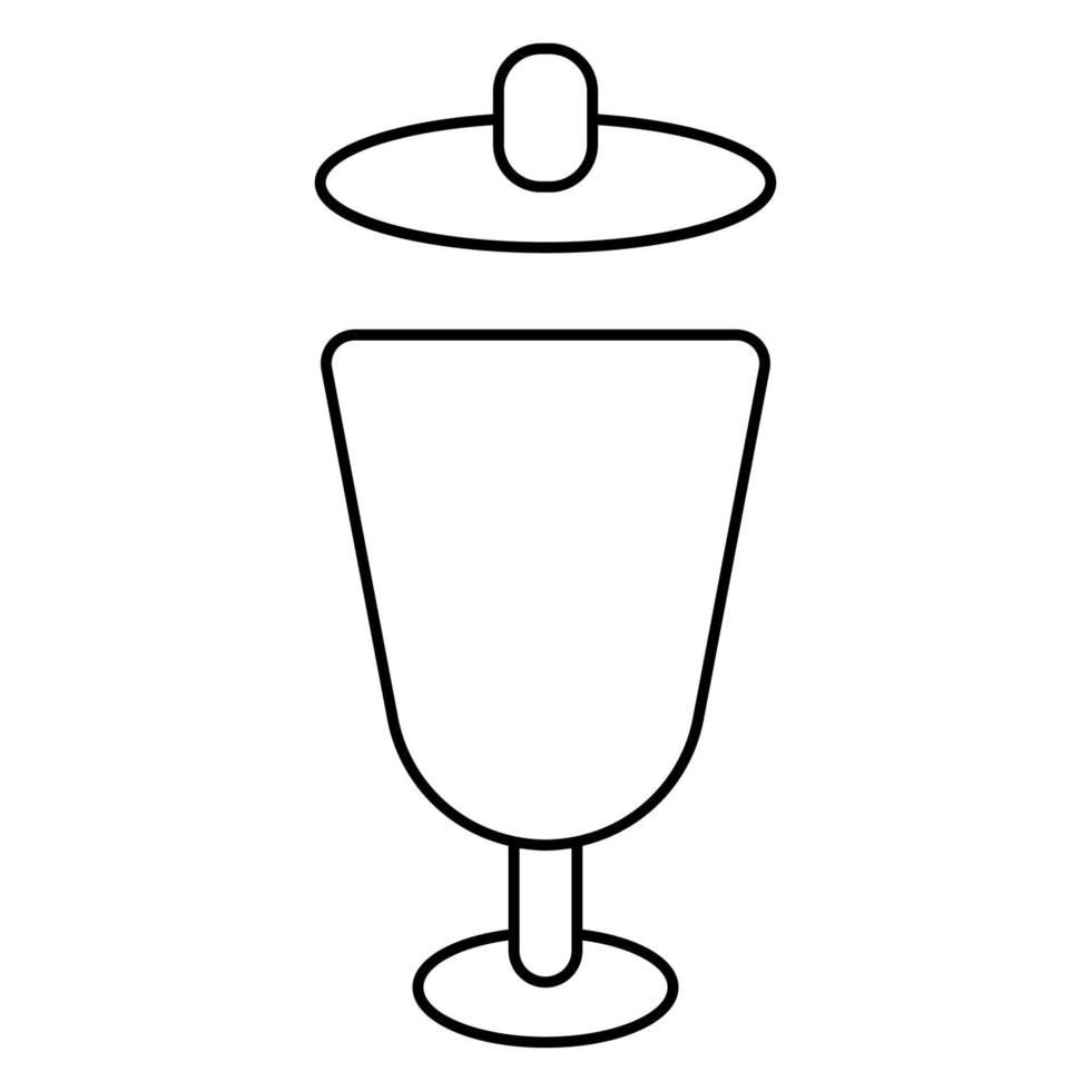 vidro ícone ilustração vetor