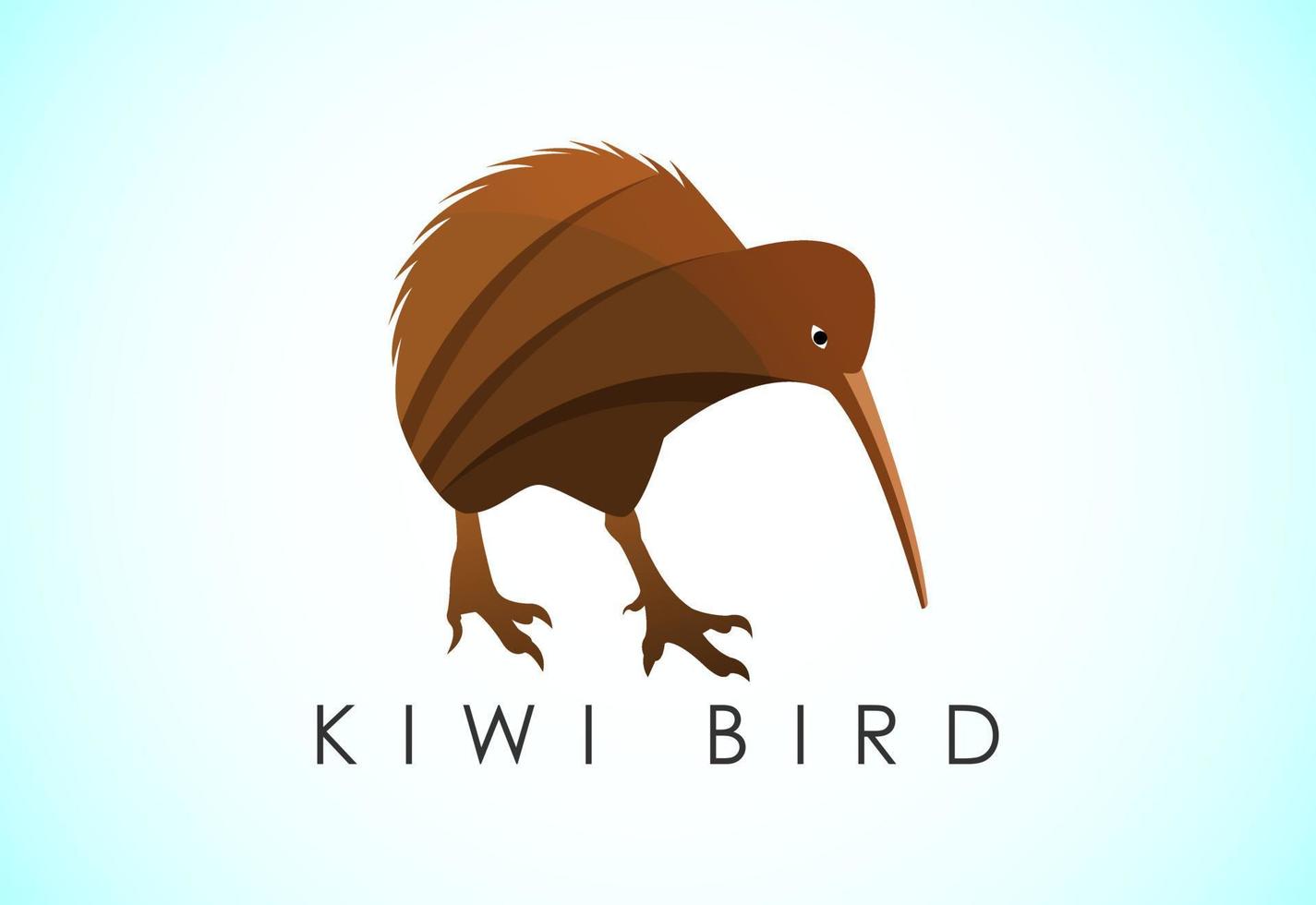 moderno colorida kiwi pássaro logotipo Projeto modelo vetor ilustração