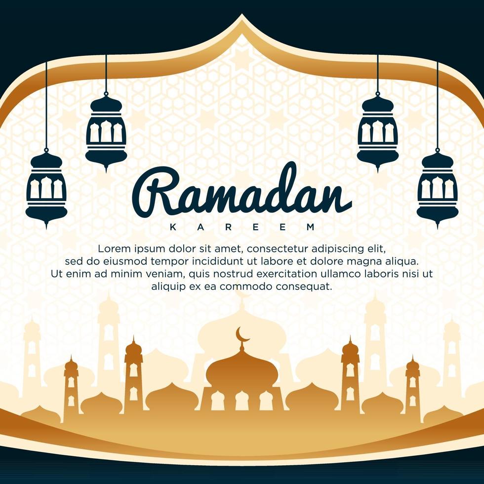 fundo do vetor ramadan kareem