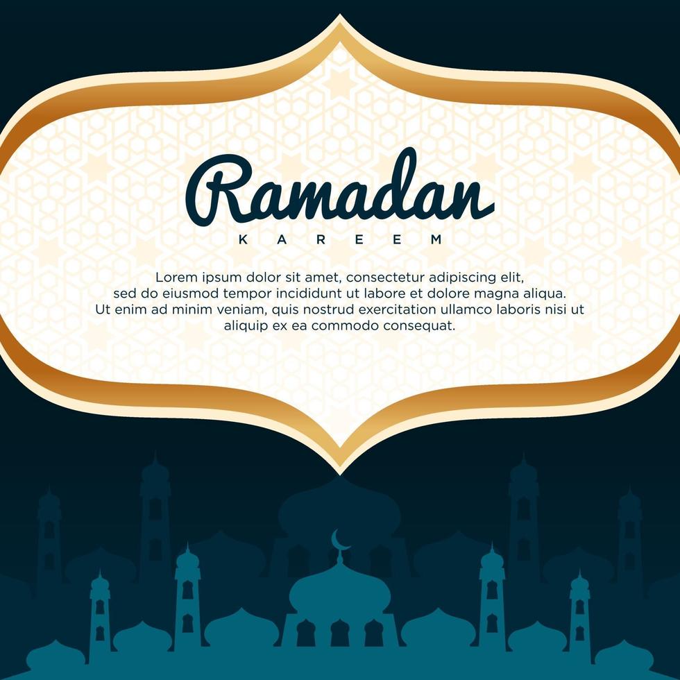 fundo do vetor ramadan kareem