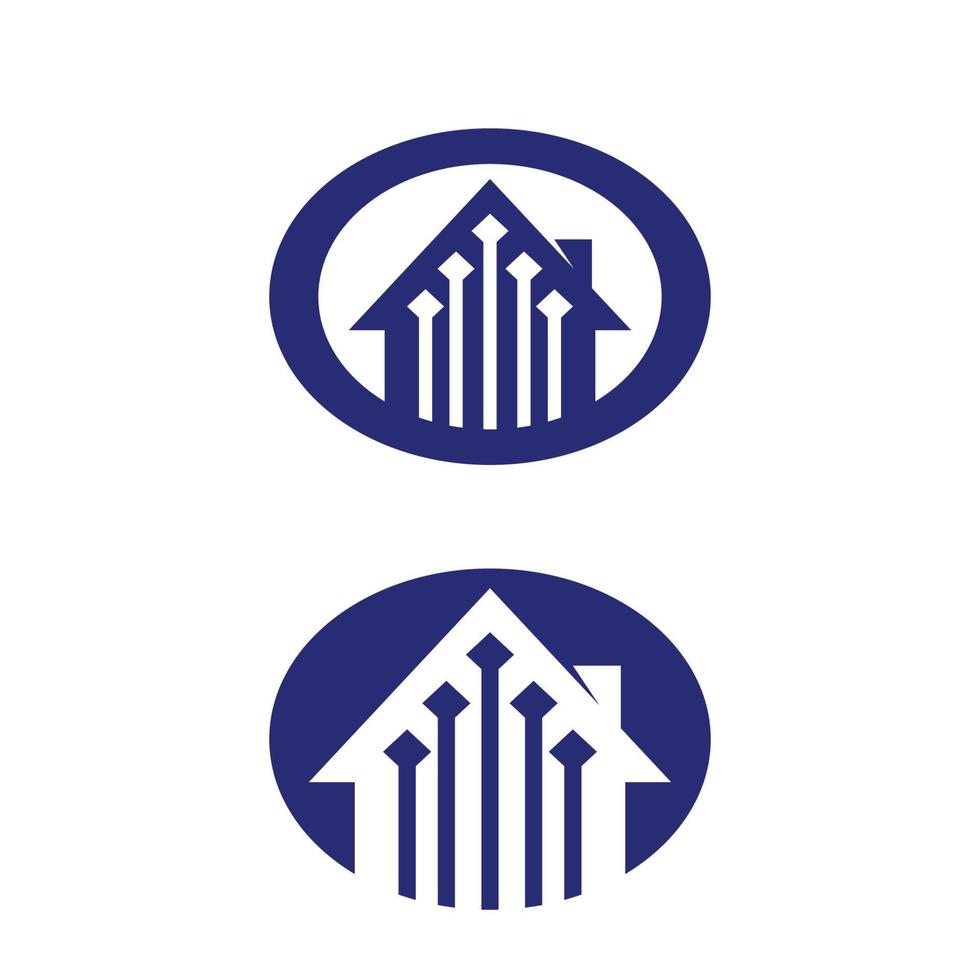 design de ilustração vetorial de logotipo de construção, modelo de logotipo imobiliário, ícone de símbolo de logotipo vetor