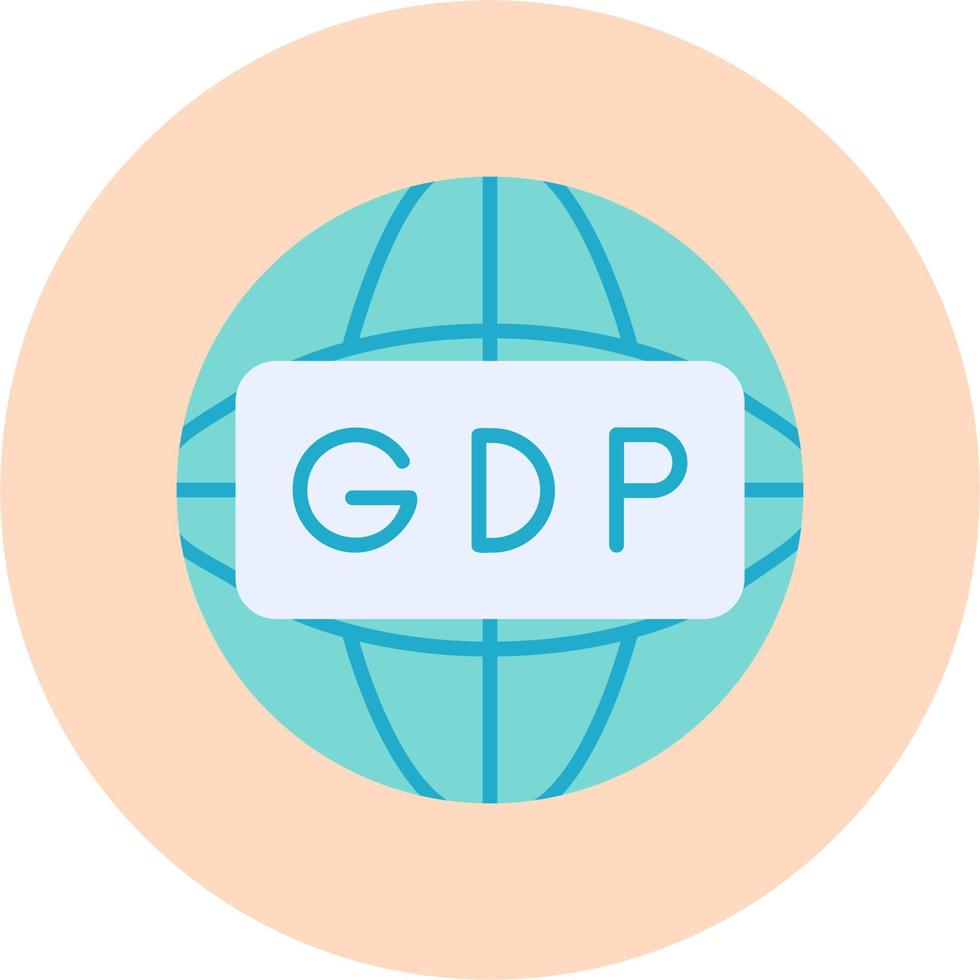 gdp vetor ícone