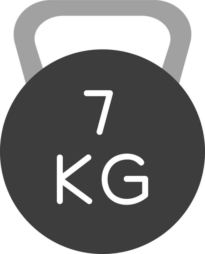 ícone de vetor de kettlebell