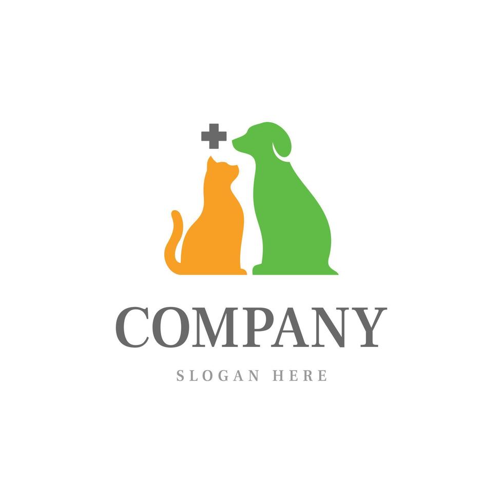 animal animal clínica veterinario logotipo vetor