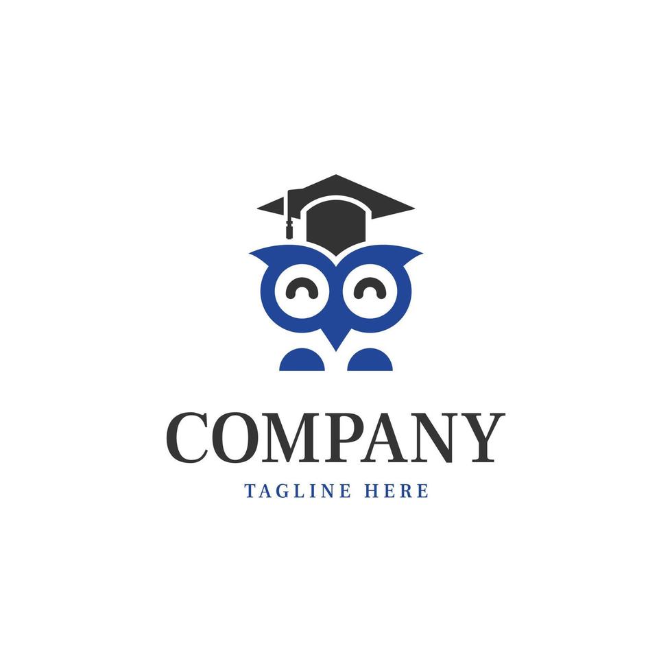 estudioso coruja inteligente Educação logotipo vetor