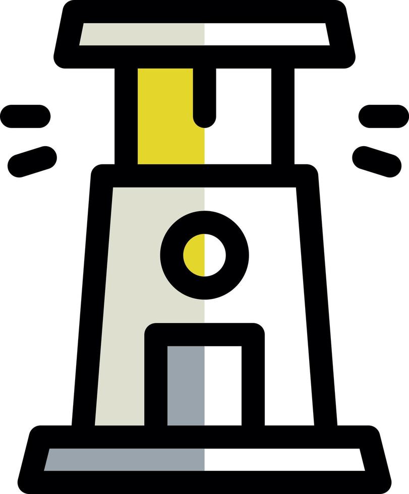 design de ícone de vetor de farol