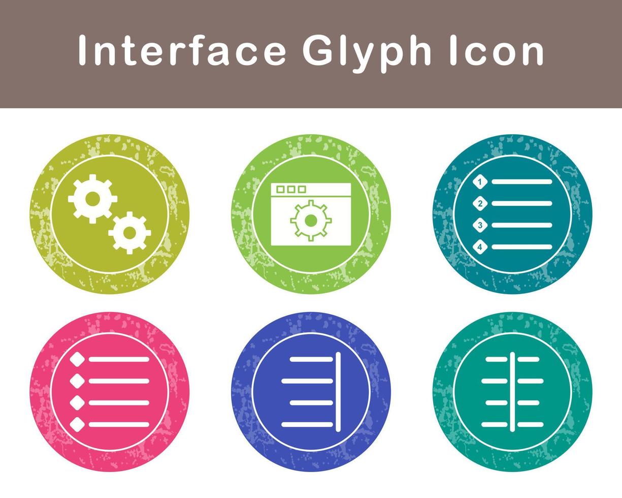 interface vetor ícone conjunto
