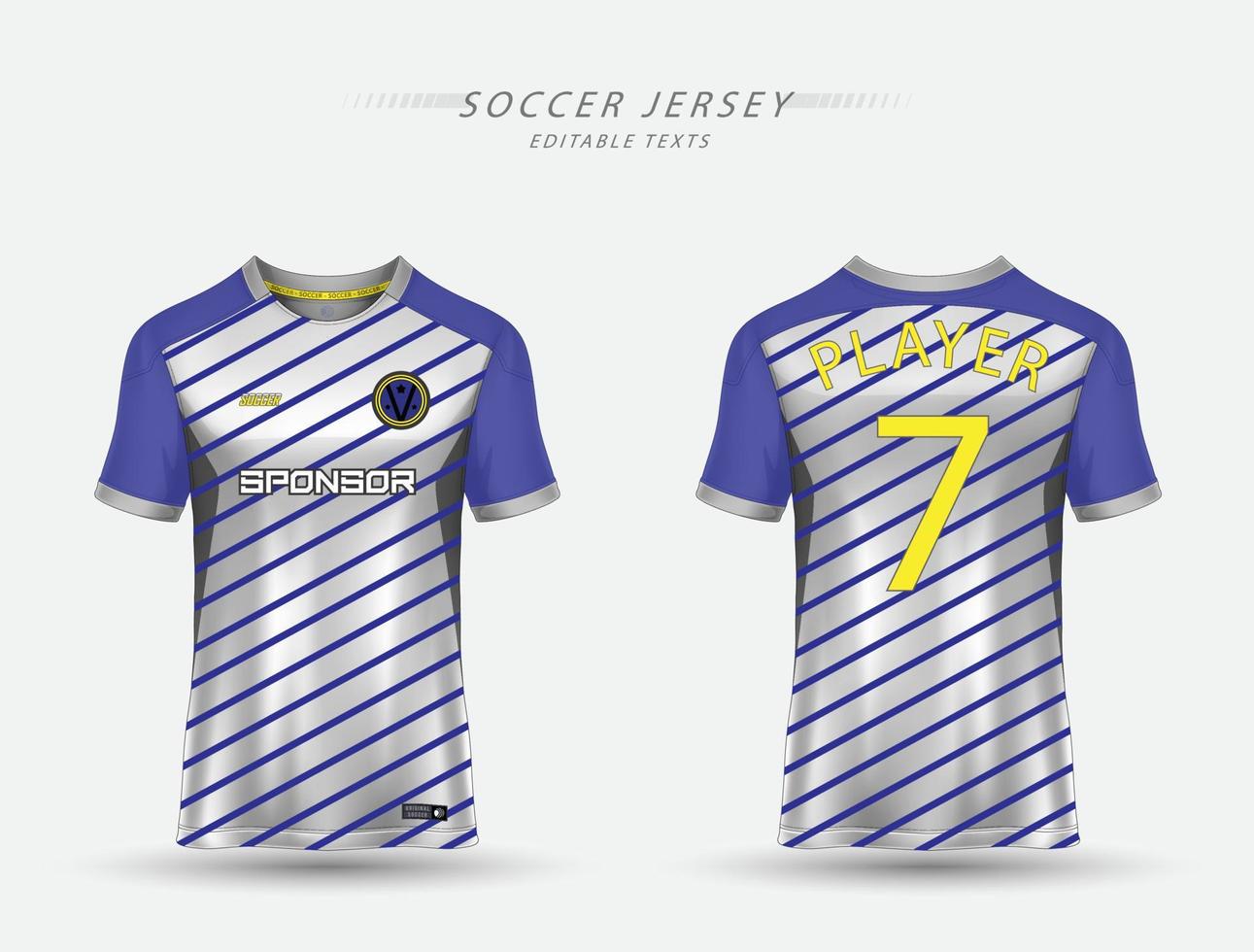 melhor vetor futebol jérsei modelo esporte t camisa Projeto