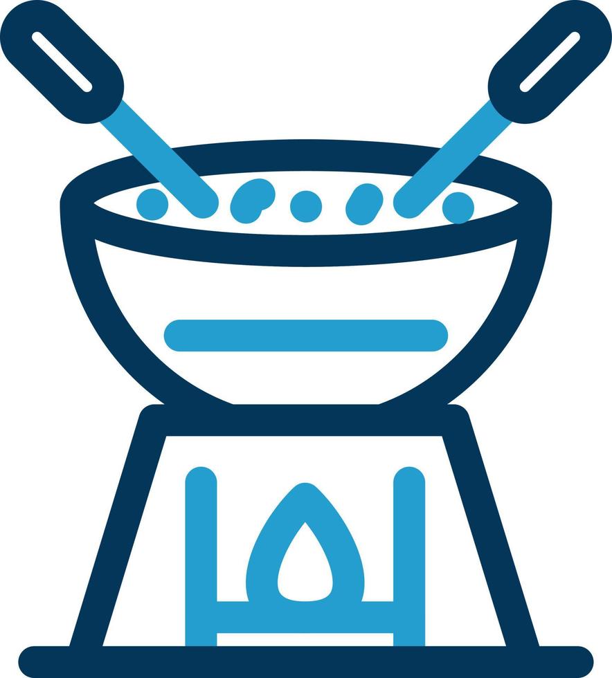 design de ícone de vetor de fondue