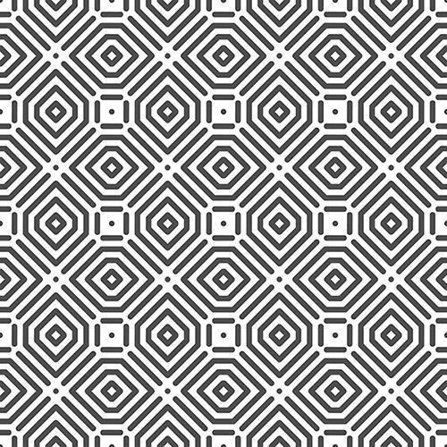 padrão de formas quadradas de ponto hexagonal sem emenda abstrato. padrão geométrico abstrato para vários fins de design. vetor
