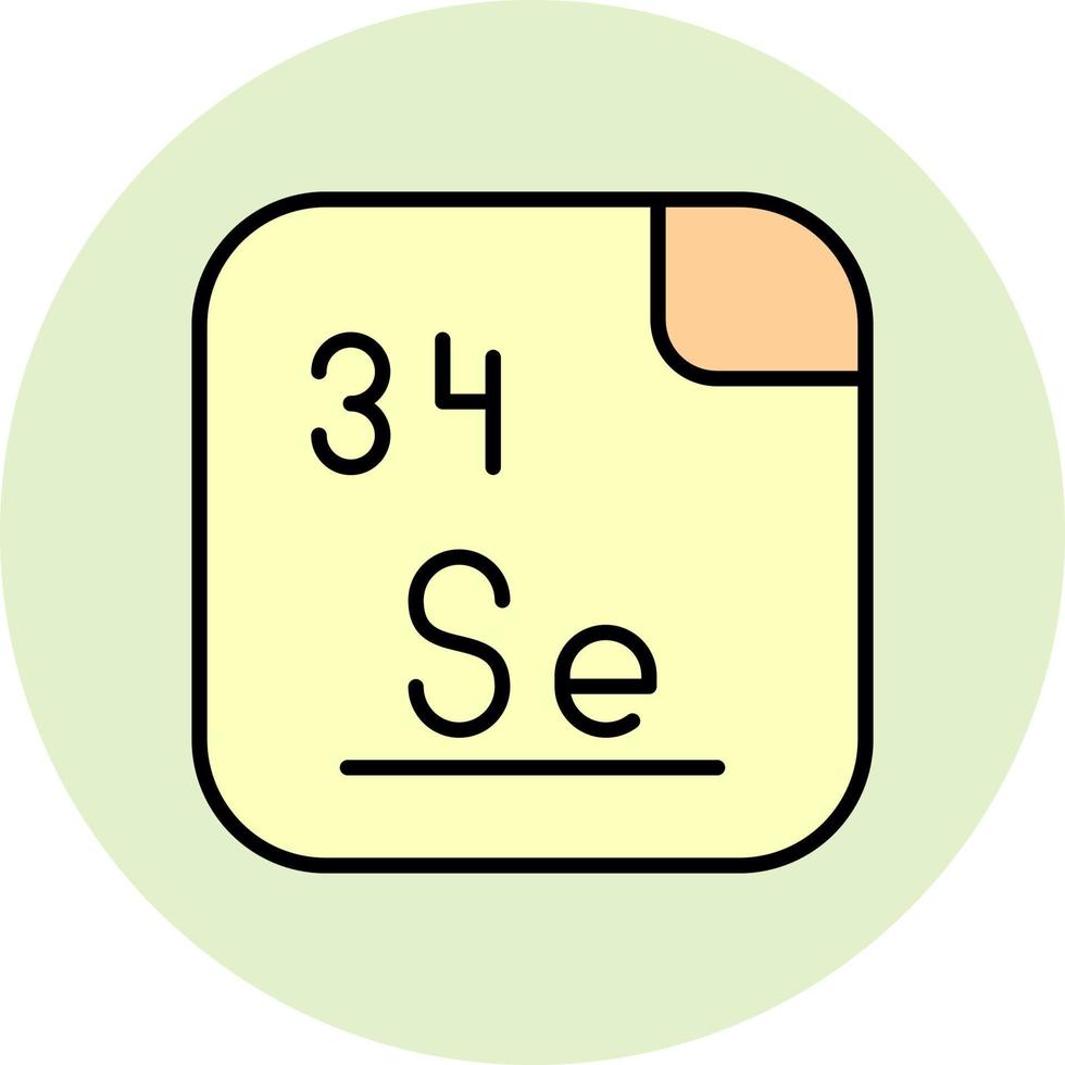selênio vetor ícone