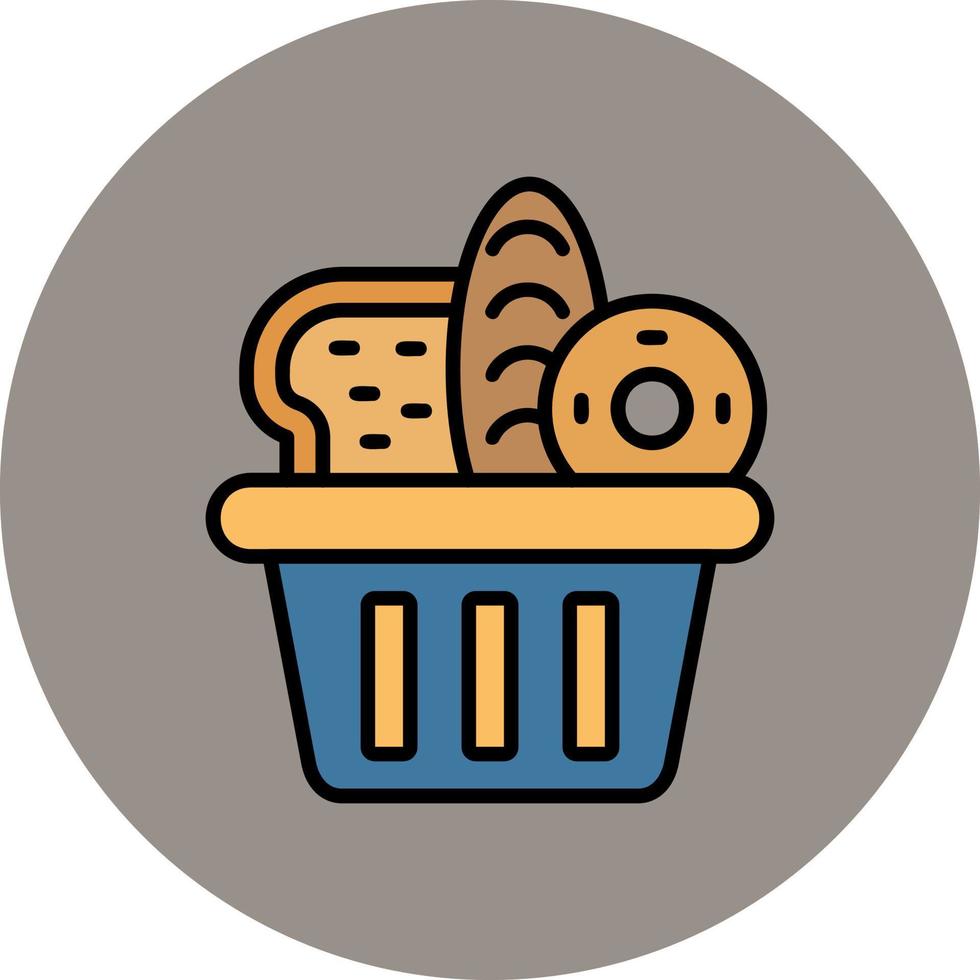 ícone de vetor de padaria