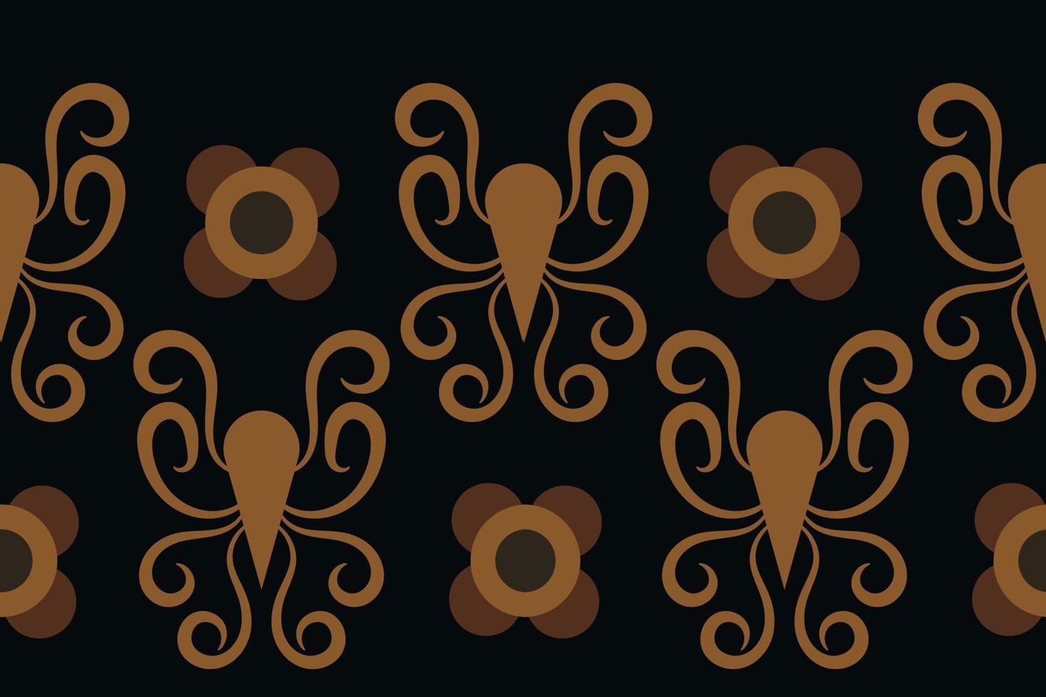 estilo geométrico padrão de tecido étnico. sarong asteca étnico padrão oriental tradicional fundo preto escuro. resumo,vetor,ilustração. use para textura, roupas, embrulhos, decoração, carpete. vetor