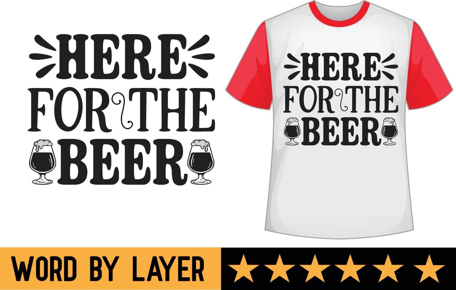 Cerveja SVG t camisa Projeto vetor