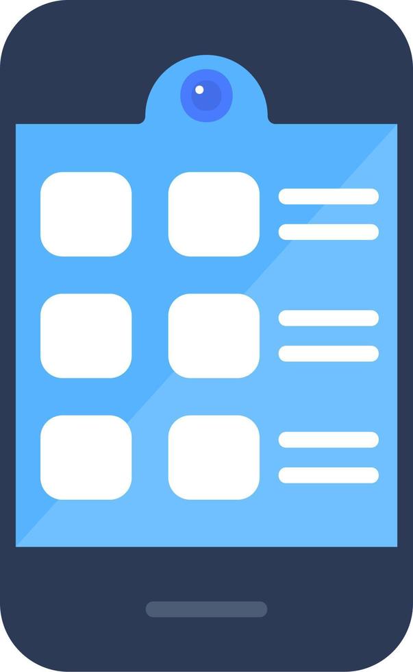 ícone de vetor de aplicativo móvel
