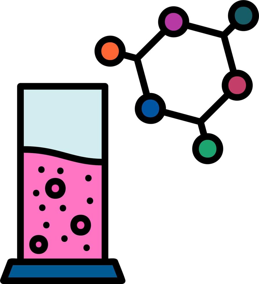 ícone de vetor de química