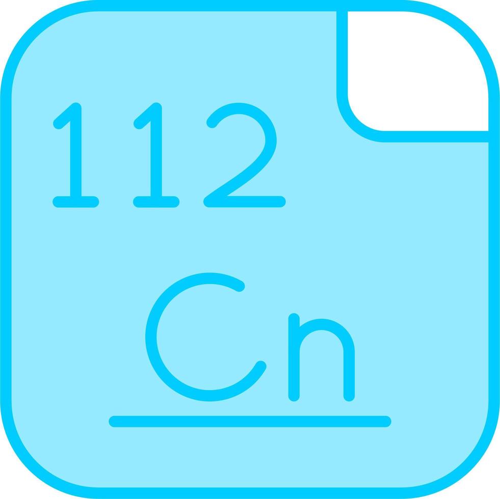 copernicium vetor ícone