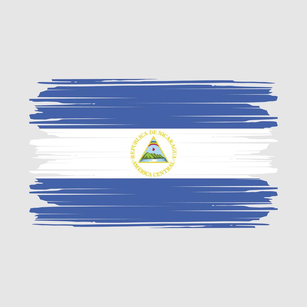 vetor bandeira da nicarágua