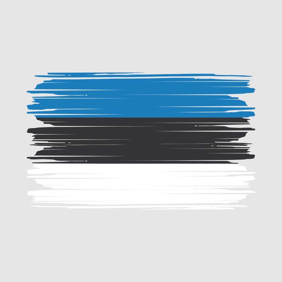 vetor bandeira da estônia