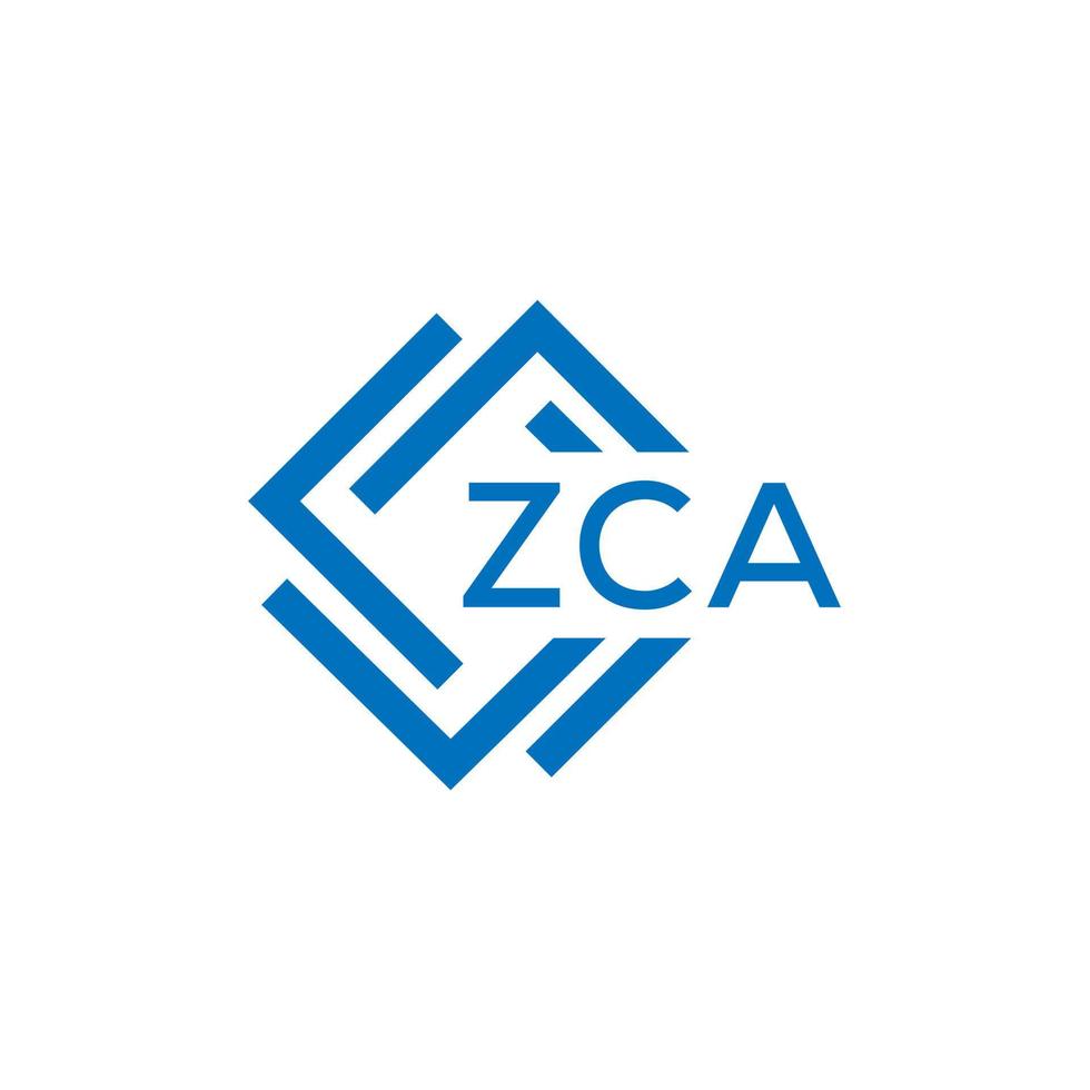 zca tecnologia carta logotipo Projeto em branco fundo. zca criativo iniciais tecnologia carta logotipo conceito. zca tecnologia carta Projeto. vetor