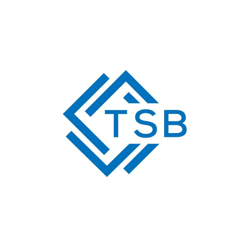 tsb tecnologia carta logotipo Projeto em branco fundo. tsb criativo iniciais tecnologia carta logotipo conceito. tsb tecnologia carta Projeto. vetor