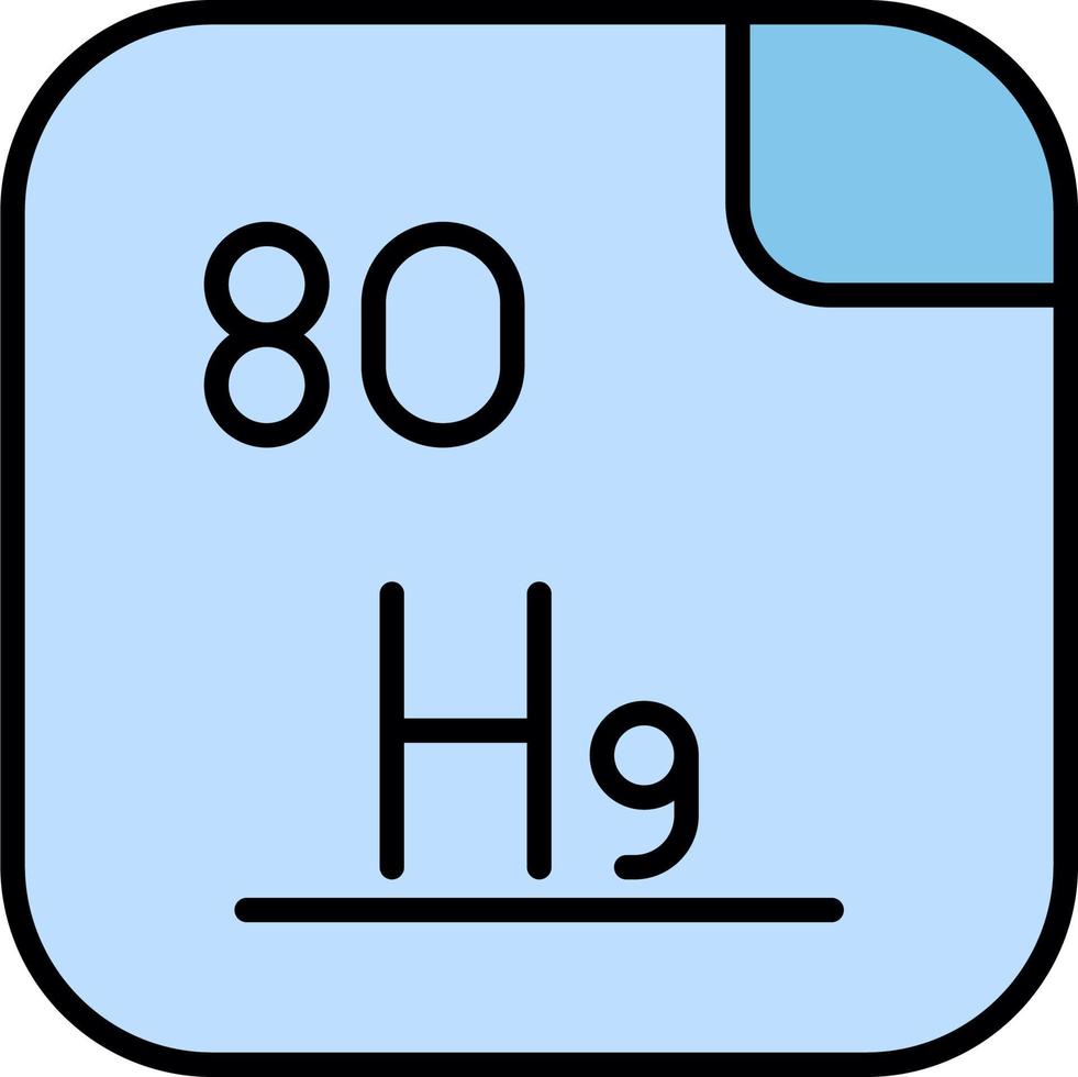 ícone vetorial de mercúrio vetor