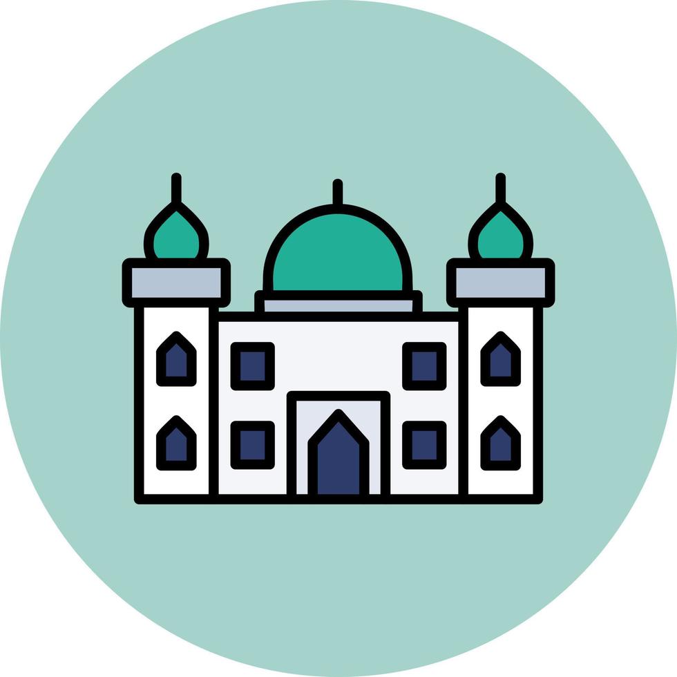 Nabawi mesquita vetor ícone