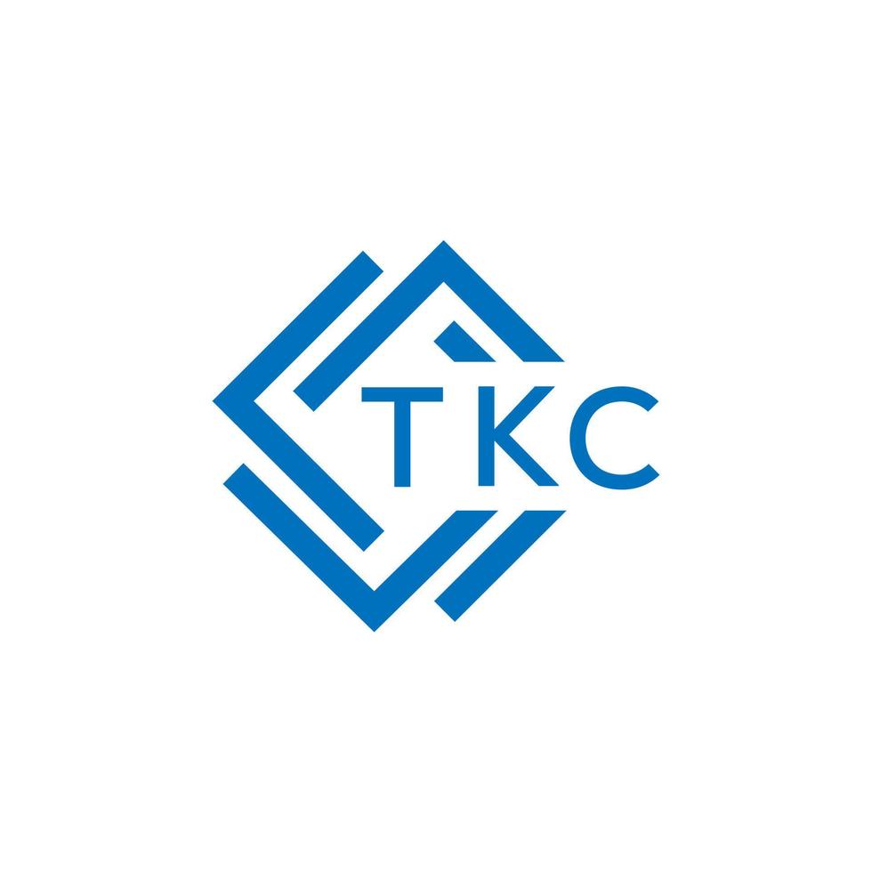 tkc tecnologia carta logotipo Projeto em branco fundo. tkc criativo iniciais tecnologia carta logotipo conceito. tkc tecnologia carta Projeto. vetor