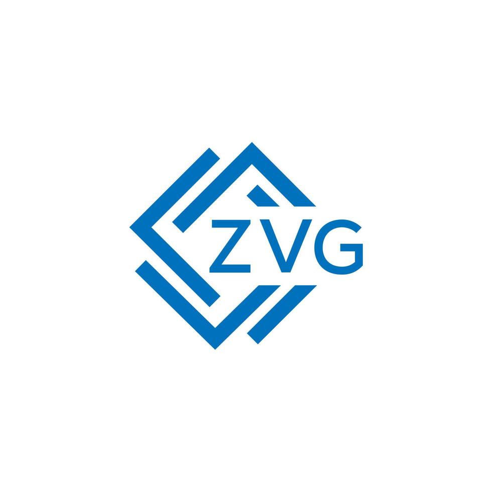 zvg tecnologia carta logotipo Projeto em branco fundo. zvg criativo iniciais tecnologia carta logotipo conceito. zvg tecnologia carta Projeto. vetor