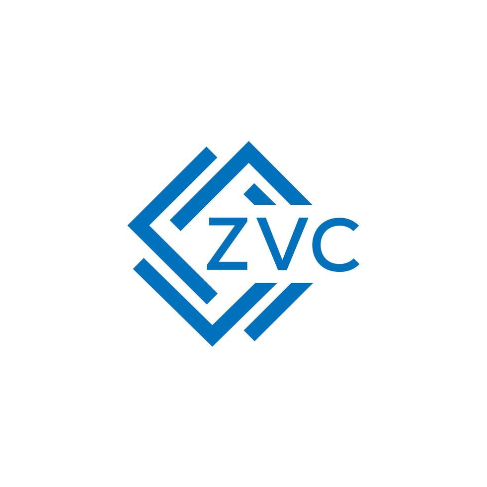 zvc tecnologia carta logotipo Projeto em branco fundo. zvc criativo iniciais tecnologia carta logotipo conceito. zvc tecnologia carta Projeto. vetor