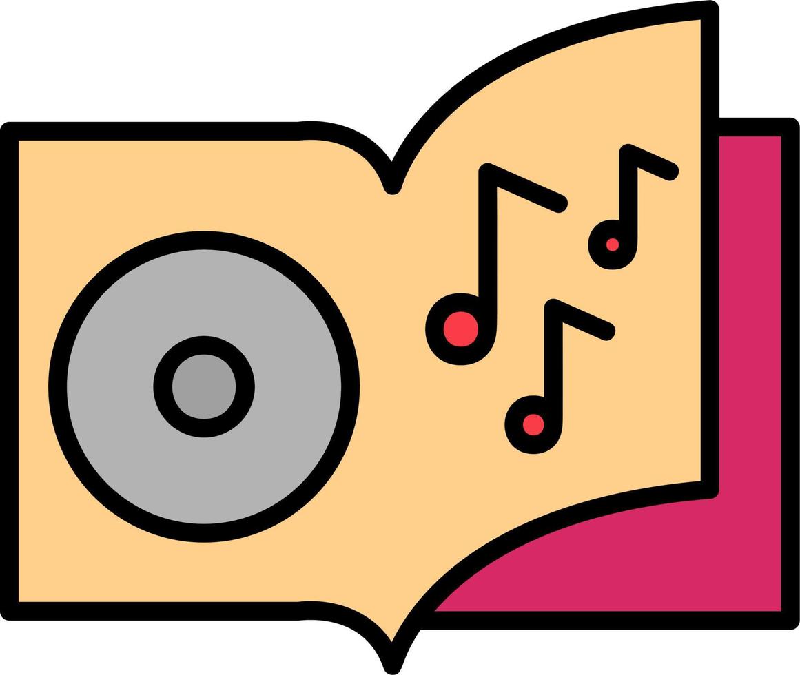 ícone de vetor de livro de áudio