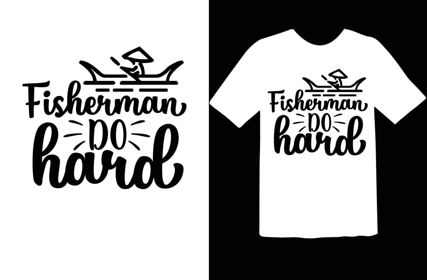 pescaria SVG t camisa Projeto vetor