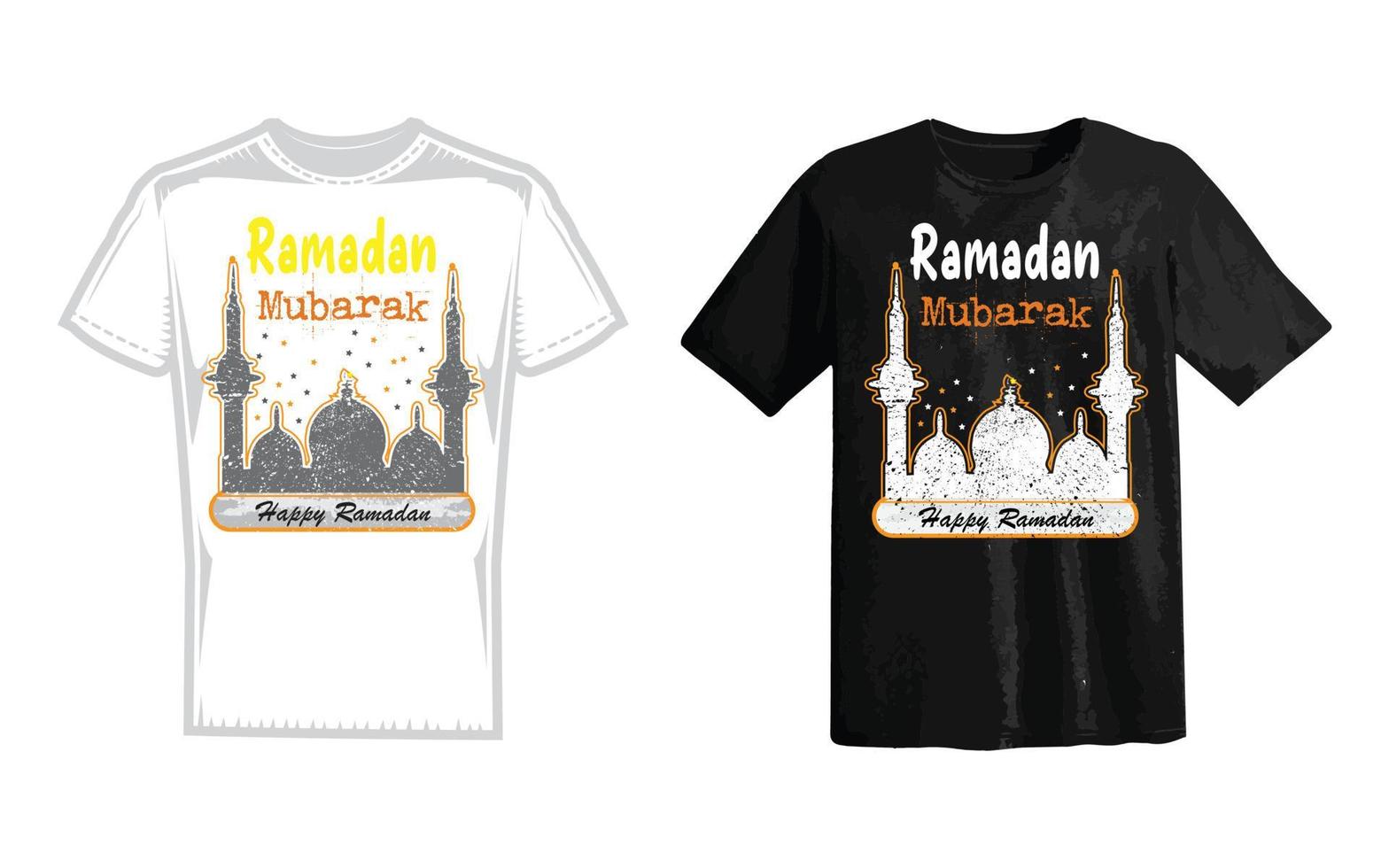 ramada e eid camiseta Projeto vetor