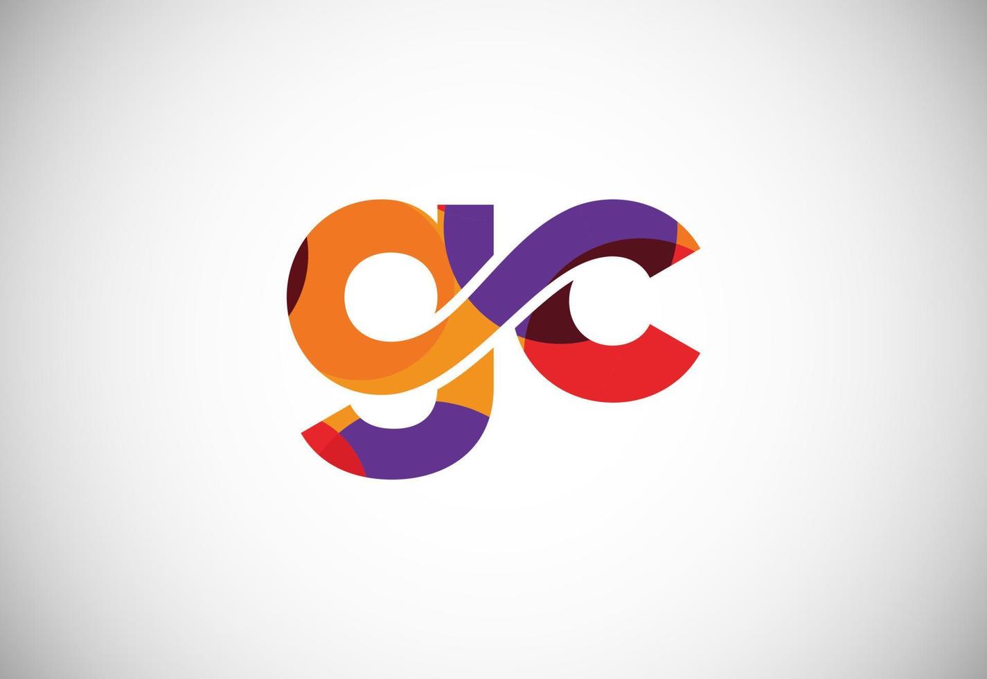 carta g c baixo poli logotipo Projeto vetor modelo. gráfico alfabeto símbolo para corporativo o negócio identidade