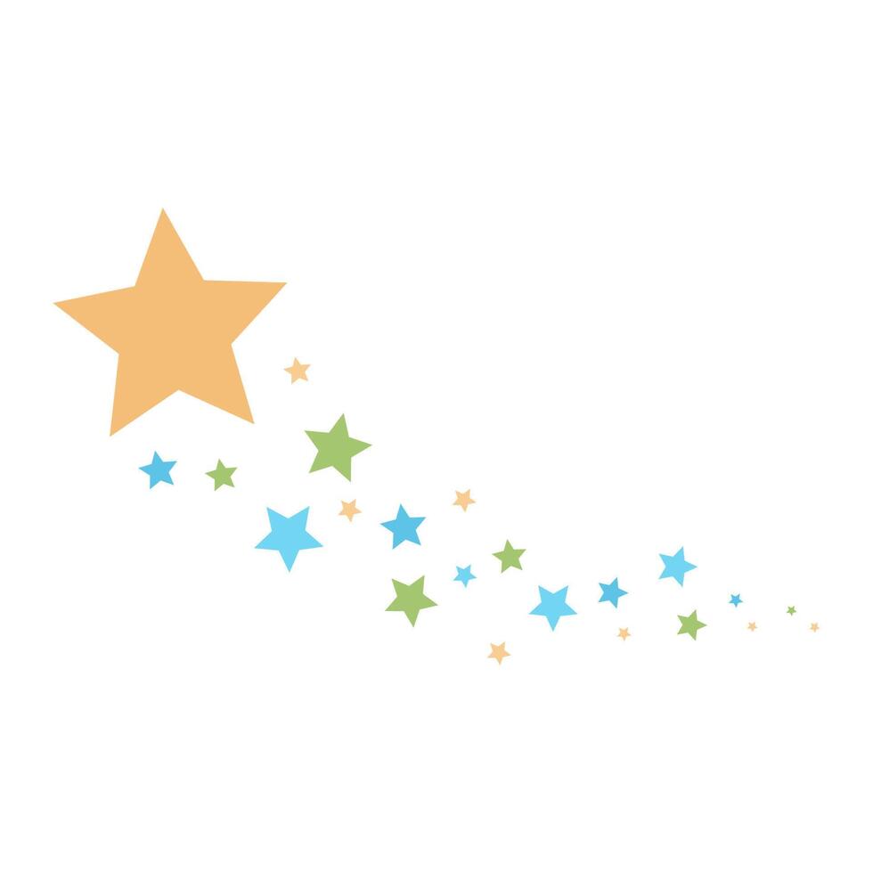 design de ícone de logotipo de estrela vetor