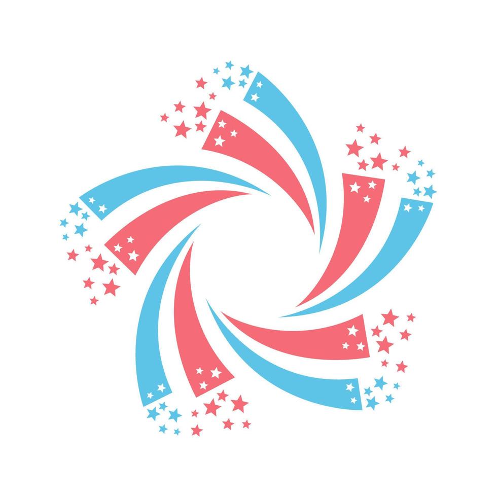 design de ícone de logotipo de estrela vetor