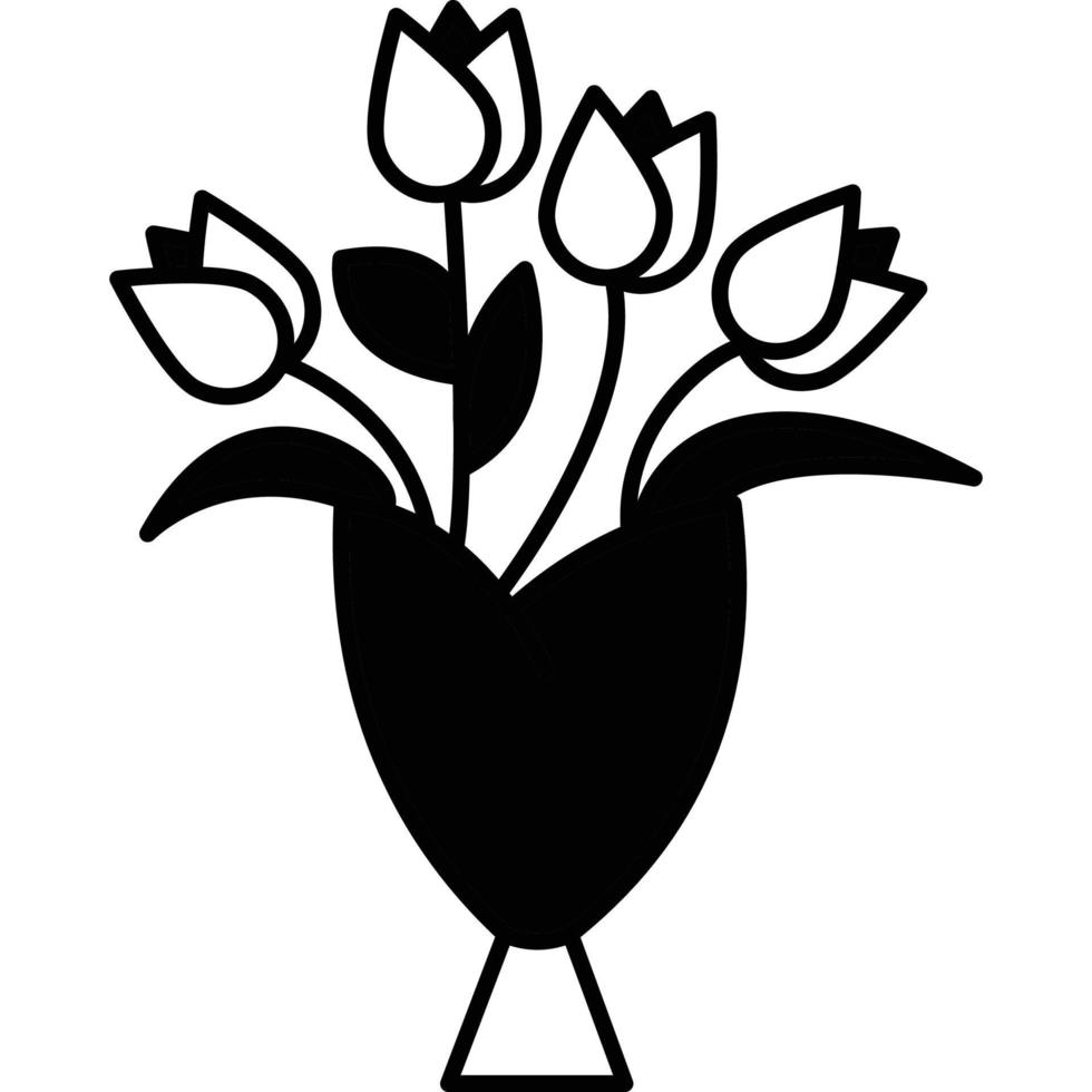 tulipa que pode facilmente editar ou modificar vetor
