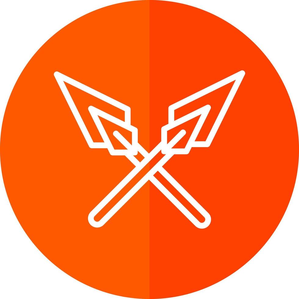 design de ícone de vetor de lanças
