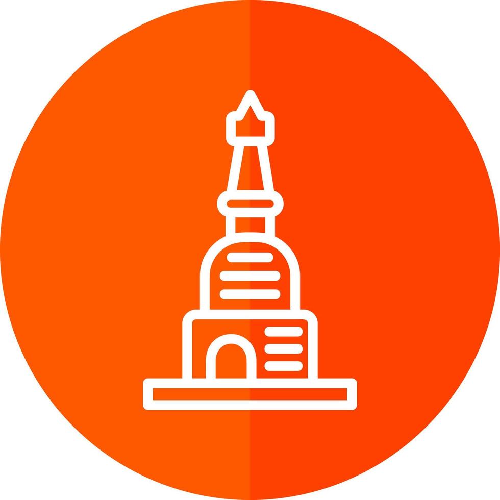 design de ícone de vetor stupa